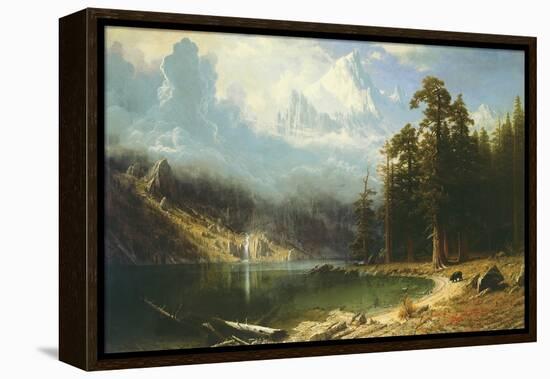 Mount Corcoran-Albert Bierstadt-Framed Stretched Canvas