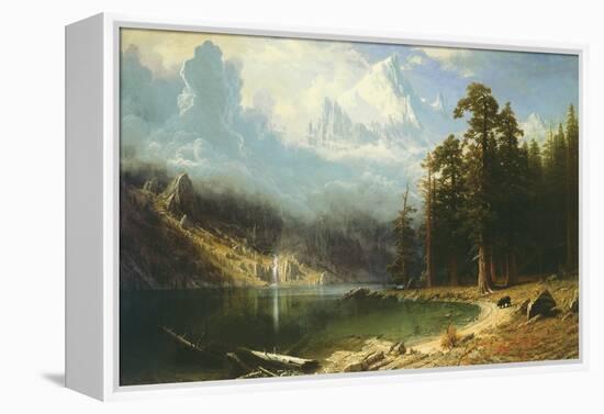 Mount Corcoran-Albert Bierstadt-Framed Stretched Canvas