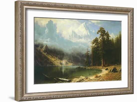 Mount Corcoran-Albert Bierstadt-Framed Art Print