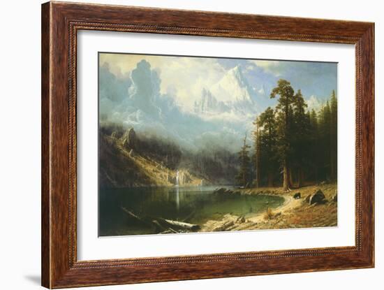 Mount Corcoran-Albert Bierstadt-Framed Art Print