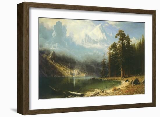 Mount Corcoran-Albert Bierstadt-Framed Premium Giclee Print