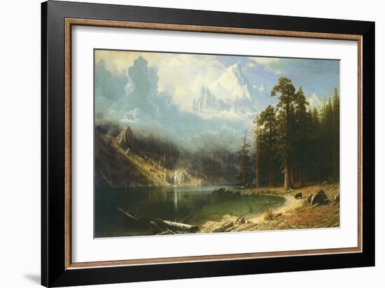 Mount Corcoran-Albert Bierstadt-Framed Premium Giclee Print