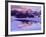 Mount Dana at Sunset Reflecting in Partially Frozen Lake, Sierra Nevada Mountains, California, USA-Christopher Talbot Frank-Framed Photographic Print