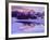 Mount Dana at Sunset Reflecting in Partially Frozen Lake, Sierra Nevada Mountains, California, USA-Christopher Talbot Frank-Framed Photographic Print