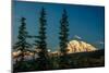 Mount Denali, previously known as McKinley from Wonder Lake, Denali National Park, Alaska-null-Mounted Photographic Print