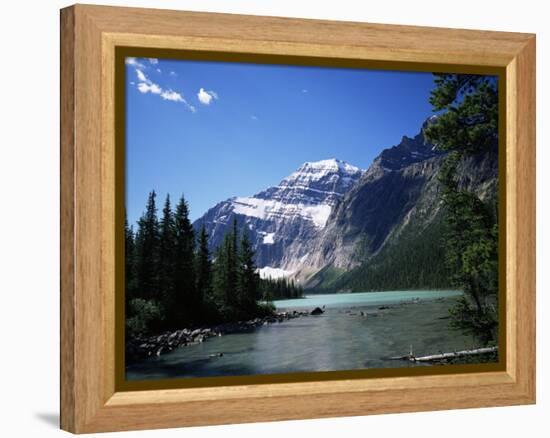 Mount Edith Cavell, Jasper National Park, Rocky Mountains, Alberta, Canada-Geoff Renner-Framed Premier Image Canvas