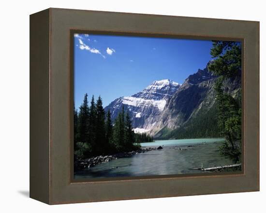 Mount Edith Cavell, Jasper National Park, Rocky Mountains, Alberta, Canada-Geoff Renner-Framed Premier Image Canvas