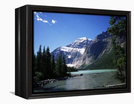 Mount Edith Cavell, Jasper National Park, Rocky Mountains, Alberta, Canada-Geoff Renner-Framed Premier Image Canvas