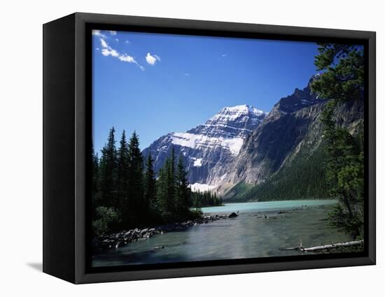 Mount Edith Cavell, Jasper National Park, Rocky Mountains, Alberta, Canada-Geoff Renner-Framed Premier Image Canvas