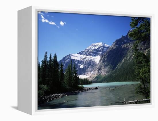 Mount Edith Cavell, Jasper National Park, Rocky Mountains, Alberta, Canada-Geoff Renner-Framed Premier Image Canvas