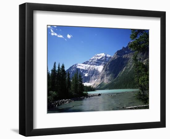 Mount Edith Cavell, Jasper National Park, Rocky Mountains, Alberta, Canada-Geoff Renner-Framed Photographic Print