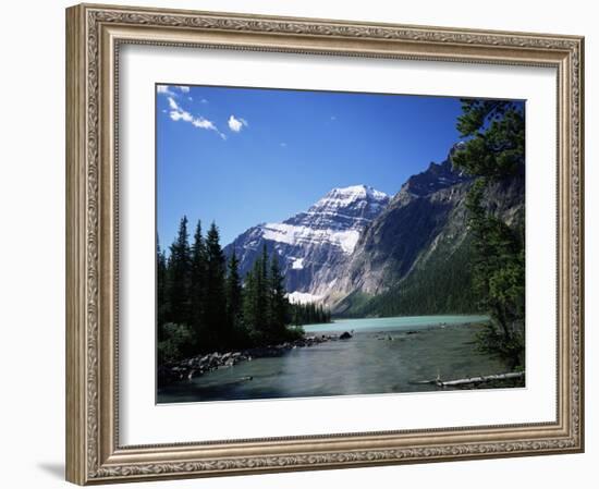 Mount Edith Cavell, Jasper National Park, Rocky Mountains, Alberta, Canada-Geoff Renner-Framed Photographic Print