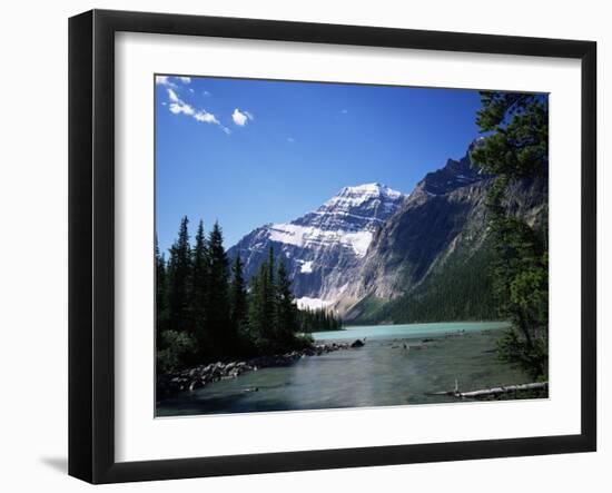 Mount Edith Cavell, Jasper National Park, Rocky Mountains, Alberta, Canada-Geoff Renner-Framed Photographic Print