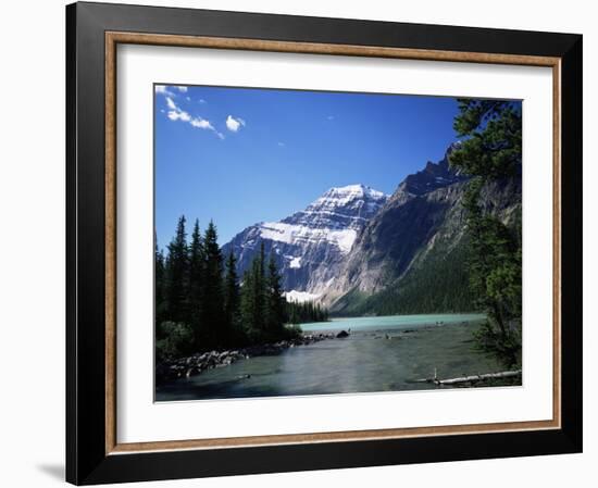 Mount Edith Cavell, Jasper National Park, Rocky Mountains, Alberta, Canada-Geoff Renner-Framed Photographic Print