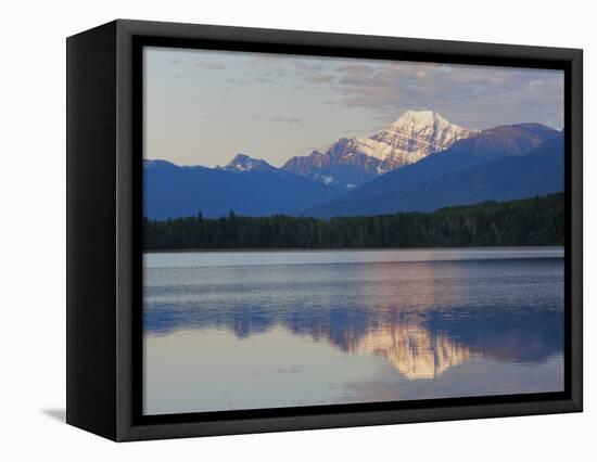 Mount Edith Cavell Reflected in Pyramid Lake, Early Morning, Jasper National Park, UNESCO World Her-Martin Child-Framed Premier Image Canvas