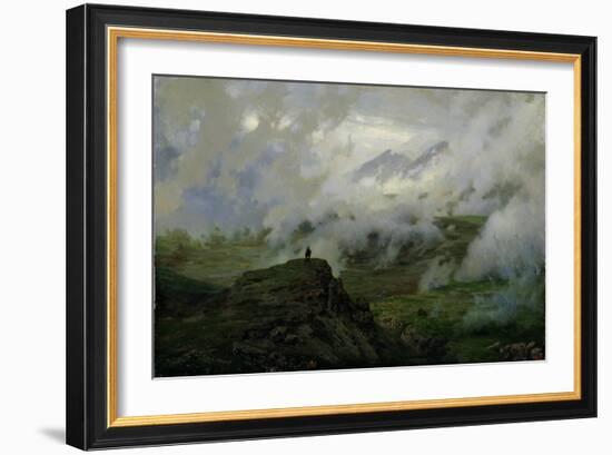 Mount El'Brus, Russia, 1894-Nikolai Aleksandrovich Yaroshenko-Framed Giclee Print