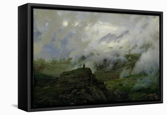 Mount El'Brus, Russia, 1894-Nikolai Aleksandrovich Yaroshenko-Framed Premier Image Canvas