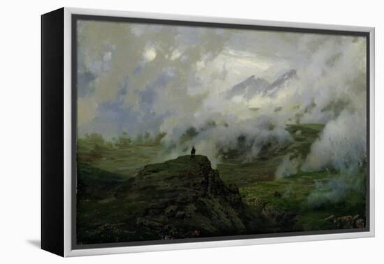 Mount El'Brus, Russia, 1894-Nikolai Aleksandrovich Yaroshenko-Framed Premier Image Canvas