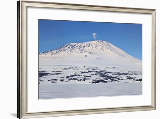 Mount Erebus, Antarctica. Panoramic Composite-Janet Muir-Framed Photographic Print