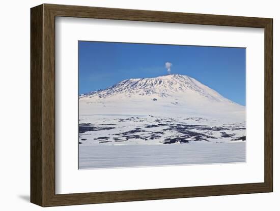 Mount Erebus, Antarctica. Panoramic Composite-Janet Muir-Framed Photographic Print