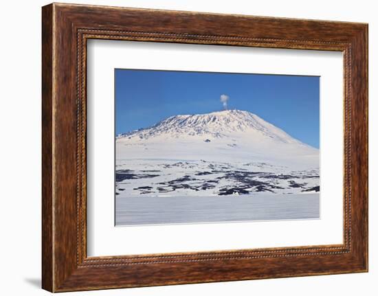 Mount Erebus, Antarctica. Panoramic Composite-Janet Muir-Framed Photographic Print
