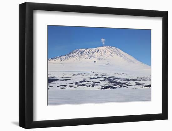 Mount Erebus, Antarctica. Panoramic Composite-Janet Muir-Framed Photographic Print