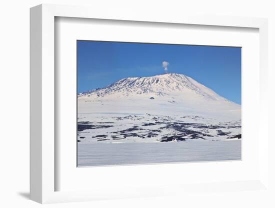 Mount Erebus, Antarctica. Panoramic Composite-Janet Muir-Framed Photographic Print