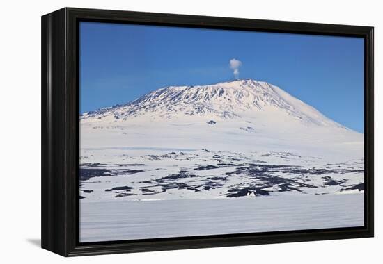 Mount Erebus, Antarctica. Panoramic Composite-Janet Muir-Framed Premier Image Canvas