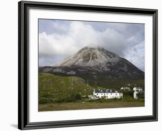 Mount Errigal and Dunlewy Village, County Donegal, Ulster, Republic of Ireland, Europe-Richard Cummins-Framed Photographic Print