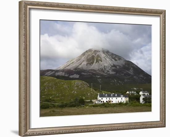 Mount Errigal and Dunlewy Village, County Donegal, Ulster, Republic of Ireland, Europe-Richard Cummins-Framed Photographic Print