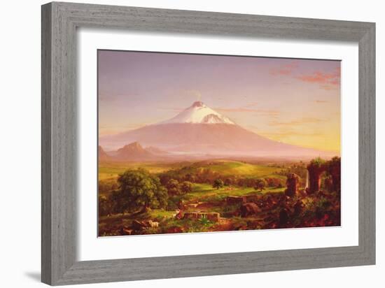 Mount Etna, 1842 (Oil on Canvas)-Thomas Cole-Framed Giclee Print