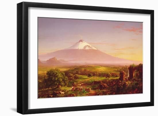 Mount Etna, 1842 (Oil on Canvas)-Thomas Cole-Framed Giclee Print