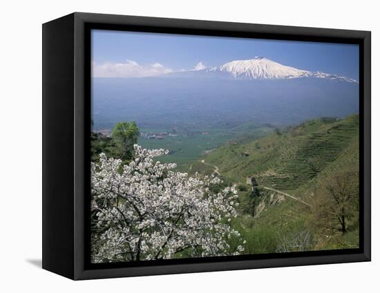 Mount Etna, Island of Sicily, Italy, Mediterranean-N A Callow-Framed Premier Image Canvas