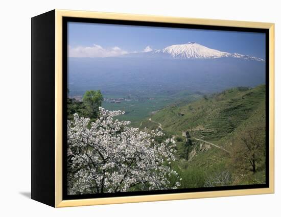 Mount Etna, Island of Sicily, Italy, Mediterranean-N A Callow-Framed Premier Image Canvas