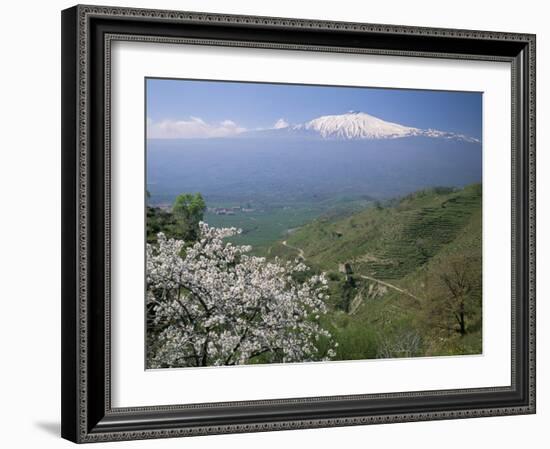 Mount Etna, Island of Sicily, Italy, Mediterranean-N A Callow-Framed Photographic Print