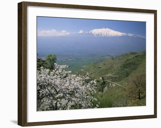 Mount Etna, Island of Sicily, Italy, Mediterranean-N A Callow-Framed Photographic Print