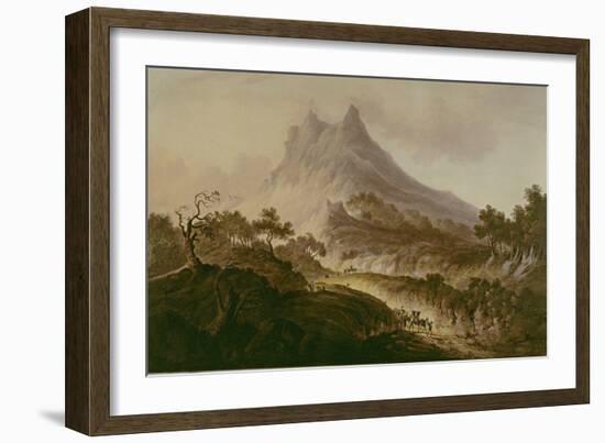Mount Etna, Sicily-Frederick Goodall-Framed Giclee Print