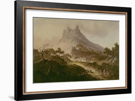 Mount Etna, Sicily-Frederick Goodall-Framed Giclee Print