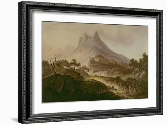 Mount Etna, Sicily-Frederick Goodall-Framed Giclee Print