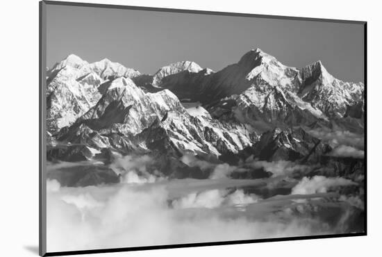 Mount Everest (8848m) in the Himalayas above the clouds, Nepal-Keren Su-Mounted Photographic Print