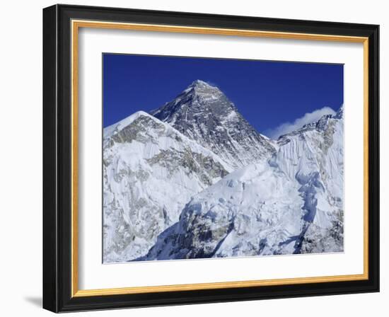 Mount Everest from Kala Pata, Himalayas, Nepal, Asia-David Poole-Framed Photographic Print