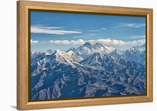 Mount Everest in Mahalangur, Nepal-Ivan Batinic-Framed Premier Image Canvas