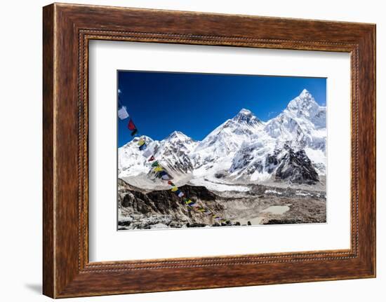 Mount Everest Mountains Landscape-blas-Framed Photographic Print