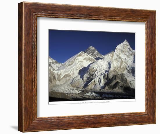 Mount Everest-AdventureArt-Framed Photographic Print