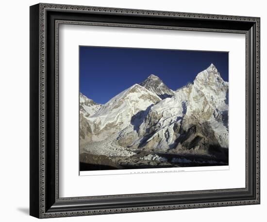 Mount Everest-AdventureArt-Framed Photographic Print