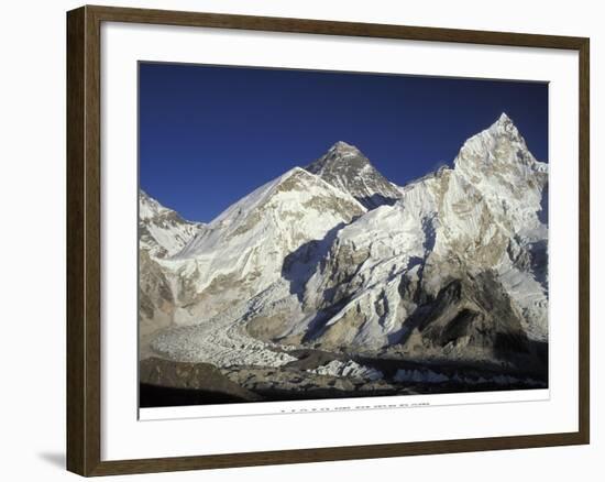 Mount Everest-AdventureArt-Framed Photographic Print