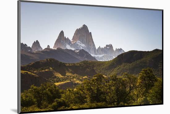 Mount Fitz Roy (Cerro Chalten) Sunset, El Chalten, Patagonia, Argentina, South America-Matthew Williams-Ellis-Mounted Photographic Print