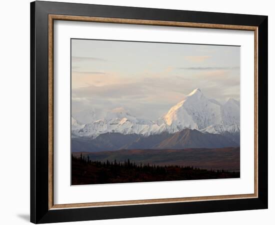 Mount Foraker in the Fall, Denali National Park and Preserve, Alaska, USA-James Hager-Framed Photographic Print