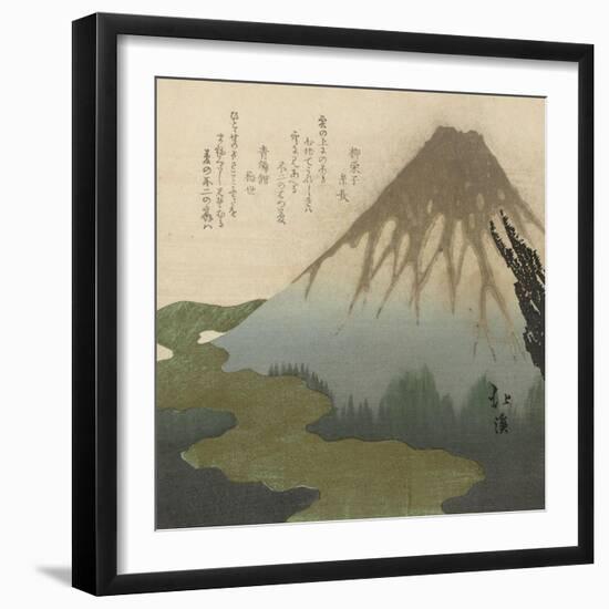 Mount Fuji, 1890-1900-Toyota Hokkei-Framed Giclee Print