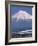 Mount Fuji and Bullet Train (Shinkansen), Honshu, Japan-Steve Vidler-Framed Photographic Print